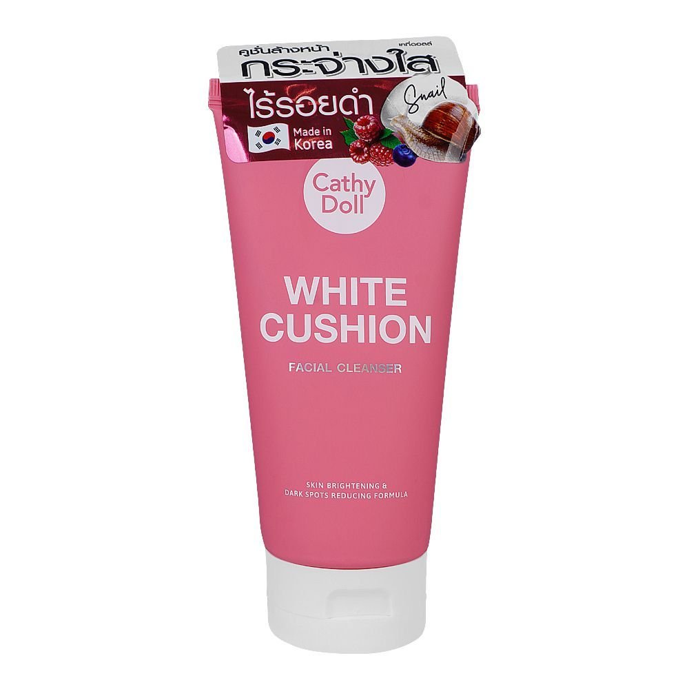 Cathy Doll WHITE CUSHION Facial Cleanser, 120ml